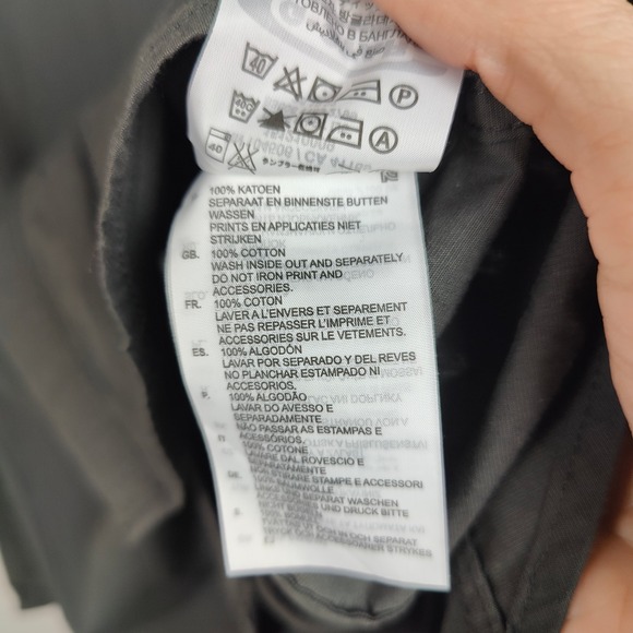 G Star Raw Elite Shirt Mens Small Snap Button Gray Rocker Military‎ Utility - Picture 9 of 10